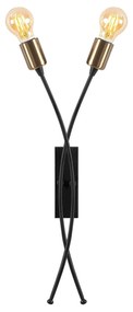 Candeeiro de Parede Banana – Preto – 22 x 9 cm