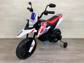 Mota elétrica para crianças Aprilia RX 125 12V Branca