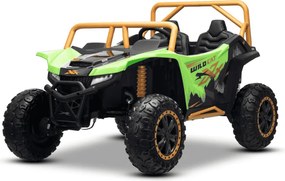 Buggy elétrico para crianças Arctic CAT XXL 4x4 24V,dois lugares, rodas EVA macias, motores potentes, bateria de lítio, suspensão traseira, bancos em