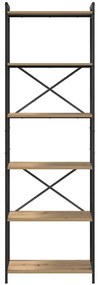 Estante carvalho artisiano 60 x 30 x 188 cm
