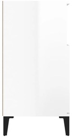 Aparador 60x35x70 cm derivados de madeira branco brilhante