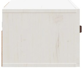 Mesas de cabeceira montagem na parede 2 pcs 40x29,5x22cm branco