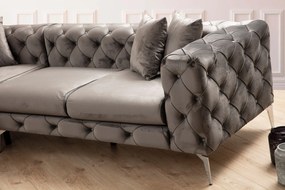Sofá de Canto Como – Antracite – 310 cm x 70 cm x 270 cm