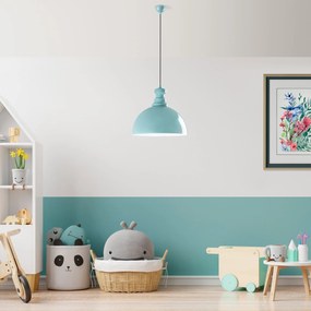 Candeeiro de Teto Kure – Turquesa – Ø40 h:37 cm