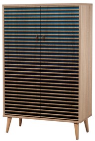 Armário Multiuso Multibox – Carvalho Sonoma – 80x127x36 cm