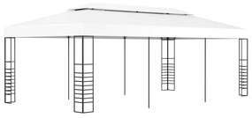 vidaXL Gazebo/tenda 6x3 m branco