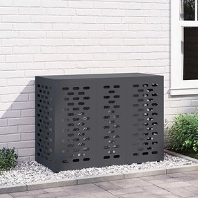 vidaXL Capa de Ar Condicionado Antracite 110 x 50 x 80 cm de Aço