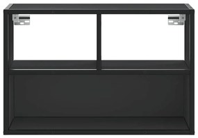 Móvel para TV 60x31x39,5 cm derivados de madeira/metal preto