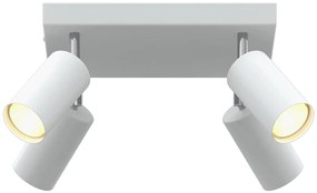 Spotlight de Teto 4 Vias Ajustável Branco GU10