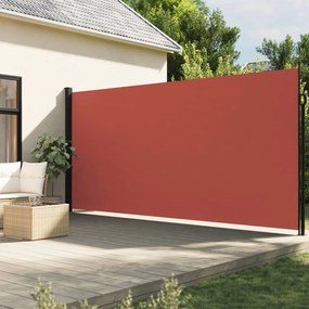 vidaXL Toldo lateral retrátil 200x300 cm terracota