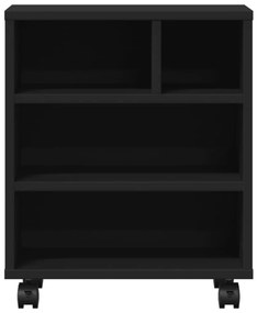 Suporte para impressora com rodas 41x32x48 cm preto