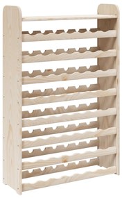 Garrafeira com tábua no topo 72,5x25x111,5 cm pinho maciço