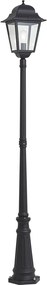Lanterna de exterior clássica preta 220cm IP44 - Big