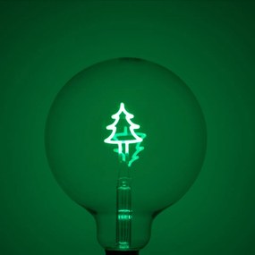 Lâmpada LED E27 de Natal G125 Transparente 1.8W 100 lm