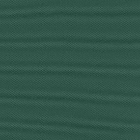 Toldo lateral retrátil 160x1200 cm verde-escuro