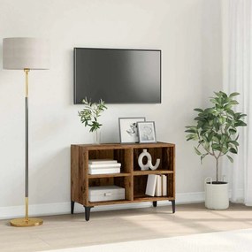 vidaXL Gabinete para TV Castanho 69.5 x 30 x 50 cm Madeira processada