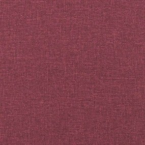 Cadeira de baloiço com banco tecido vermelho tinto