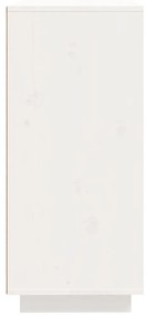 Aparador 60x35x80 cm madeira de pinho maciça branco