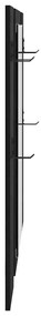 Cabideiro de Parede Carvalho preto 96 x 1.5 x 90 cm