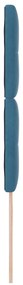 Cabeceira vidaXL Botão Estofada Azul Escuro 90 cm Veludo