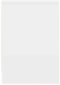 Mesas de cabeceira 2 pcs com gaveta 40x34x50 cm branco