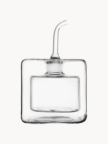 Dispensador de vinagre e azeite em borosilicato artesanal Cube