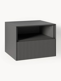 Mesa de cabeceira com frente canelada Shea