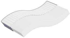 vidaXL Colchão de espuma médio suave 90x190 cm solteiro