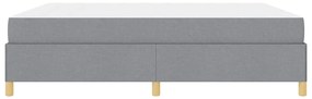 Cama Box Outros Cinza claro e Branco 180 x 200 cm tecido