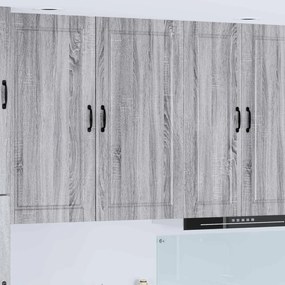 vidaXL Armário de Cozinha com prateleira Cinza Sonoma 50 x 31 x 100 cm