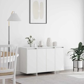 Buffet Branco Branco Madeira Engenheirada 120 x 41 x 75 cm