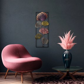 Acessório Decorativo de Parede em Metal Bys-075 – Multicolor – 32 x 90