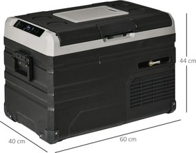 Geleira de Compressor Portátil – FrigoMobil 35L – Preto e Cinzento – 6