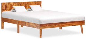 Estrutura de cama 120x200 cm madeira de sheesham maciça