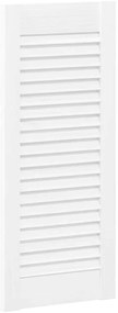 Portas de armário 4 pcs design de persiana 69x29,5 cm branco