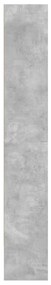Estante 80x30x189 cm derivados de madeira cinzento