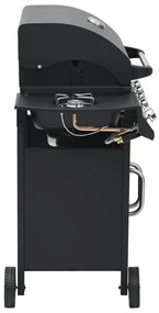 Grelhador/barbecue a gás 4+1 zonas de cozinhar preto