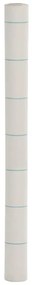 vidaXL Tela para ervas daninhas 1,5x100 m PP branco