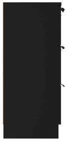 Aparador 60x30x70 cm derivados de madeira preto