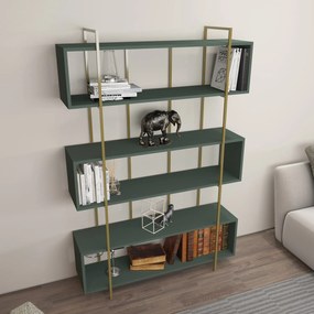 Estante Bruti – Verde Dourado – 120x180x29,6 cm