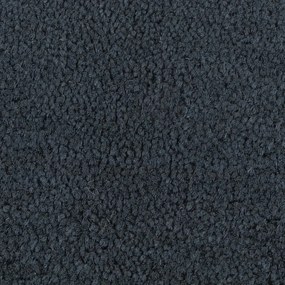 Tapete porta semicircular 50x80 cm fibra coco tufada cinzento