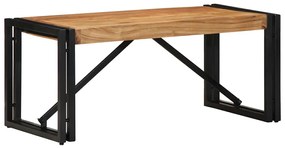 Mesa de centro 80x40x35 cm madeira de acácia maciça