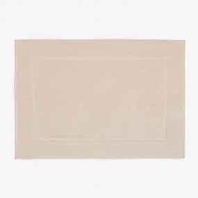 Tapete De Banho Retangular 55x80 Cm Em Algodão Danel Rosa Claro - Sklum