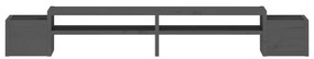 Suporte para monitor 100x27,5x15 cm pinho maciço cinzento
