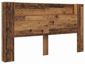 Cabeceira com Armário Madeira antiga 180 x 17 x 104.5 cm