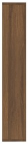 Prateleira parede 36x16x90cm deriv. madeira carvalho castanho