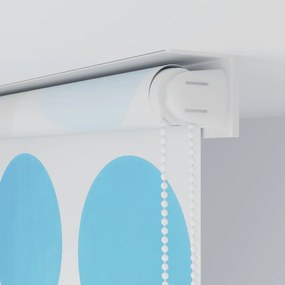 Estore de rolo para o duche 140x240 cm círculos