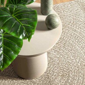 Tapete ZIZUR creme 240x340cm aspeto de juta interior e exterior