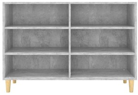 Aparador 103,5x35x70 cm derivados de madeira cinzento cimento