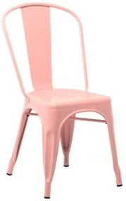 Pacote De 4 Cadeiras De Jantar Empilháveis Lix Rosa Quartzo - Sklum